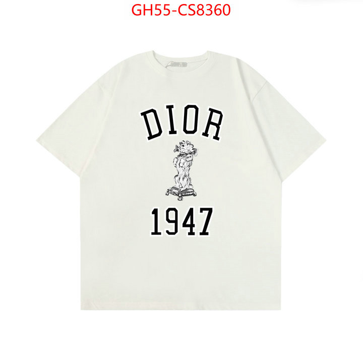 Clothing-Dior wholesale designer shop ID: CS8360 $: 55USD