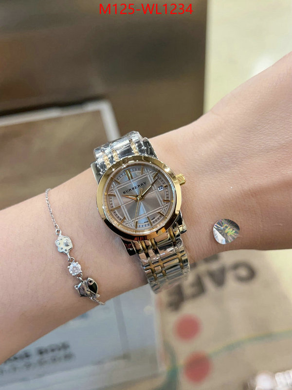 Watch(4A)-Burberry aaaaa+ class replica ID: WL1234 $: 125USD