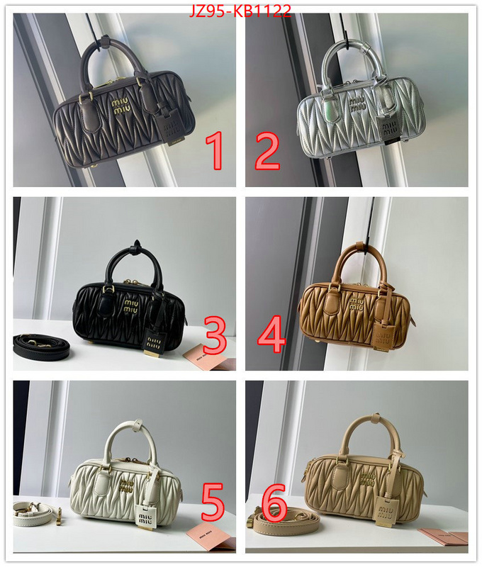 Miu Miu Bags(4A)-Handbag- 2024 replica wholesale cheap sales online ID: KB1122 $: 95USD,