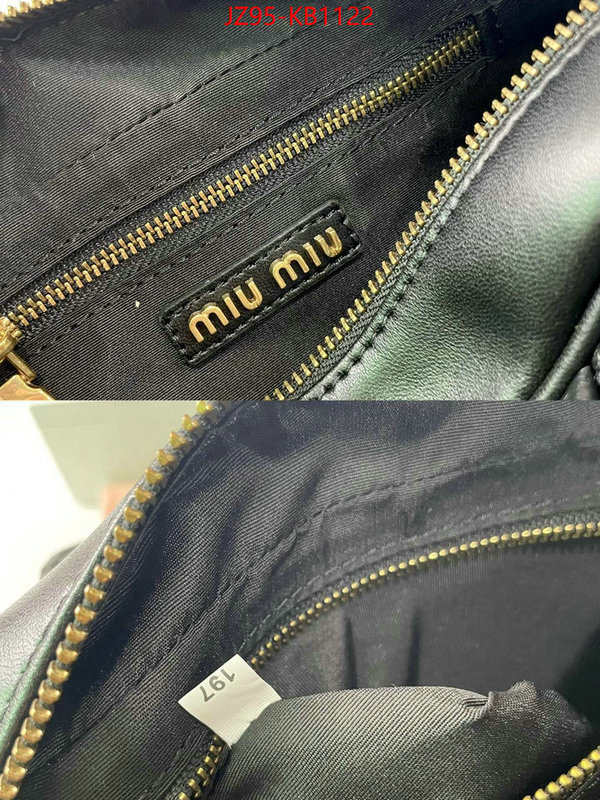 Miu Miu Bags(4A)-Handbag- 2024 replica wholesale cheap sales online ID: KB1122 $: 95USD,