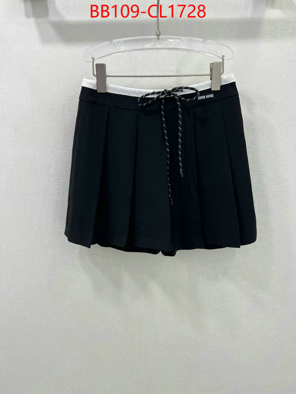 Clothing-MIU MIU mirror quality ID: CL1728 $: 109USD