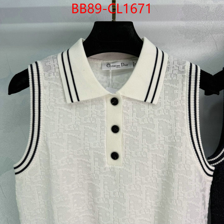 Clothing-Dior for sale cheap now ID: CL1671 $: 89USD