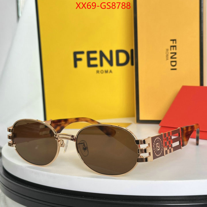 Glasses-Fendi what's the best to buy replica ID: GS8788 $: 69USD