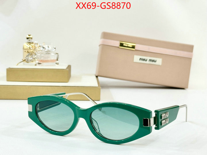 Glasses-Miu Miu best capucines replica ID: GS8870 $: 69USD