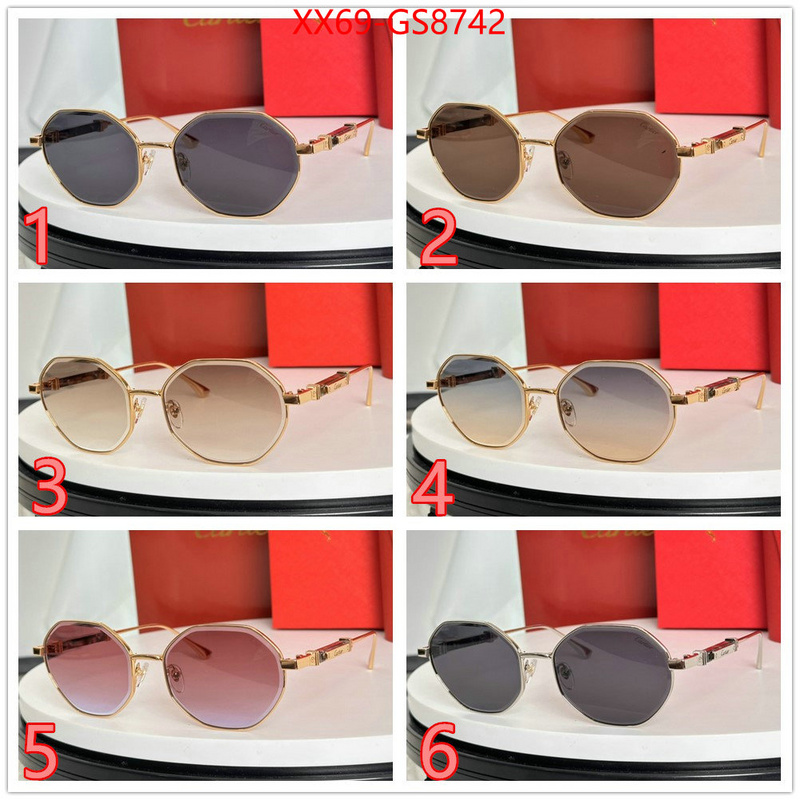 Glasses-Cartier cheap replica ID: GS8742 $: 69USD