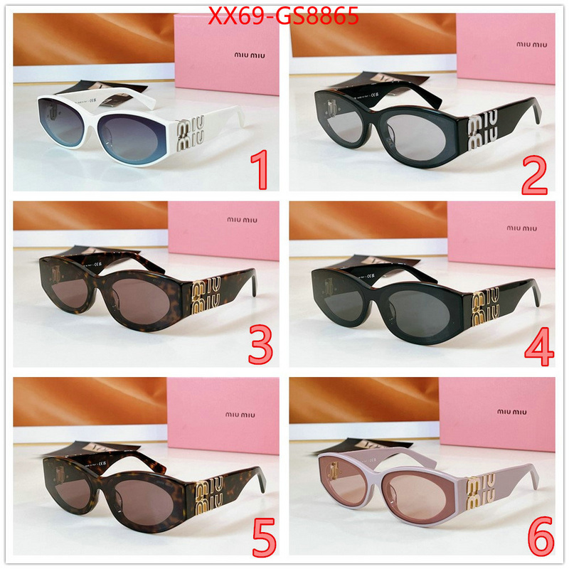 Glasses-Miu Miu fake high quality ID: GS8865 $: 69USD