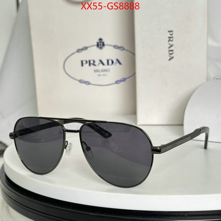 Glasses-Prada top quality designer replica ID: GS8888 $: 55USD
