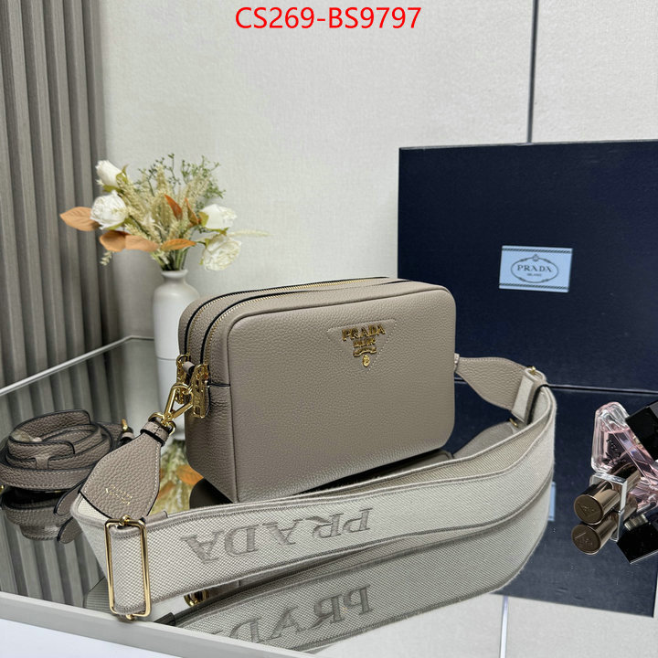 Prada Bags(TOP)-Crossbody- what is a counter quality ID: BS9797 $: 269USD,