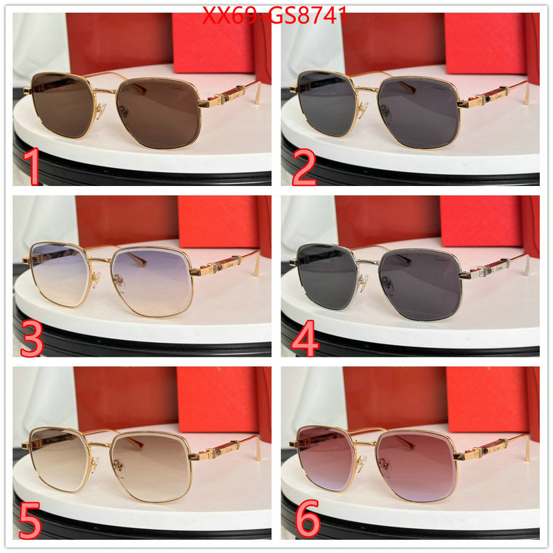 Glasses-Cartier how to buy replica shop ID: GS8741 $: 69USD