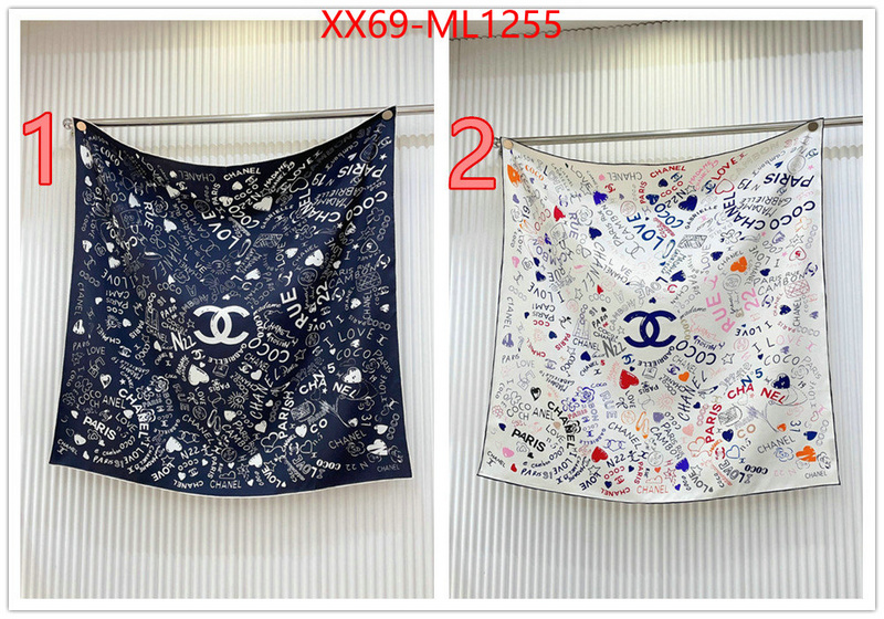 Scarf-Chanel styles & where to buy ID: ML1255 $: 69USD