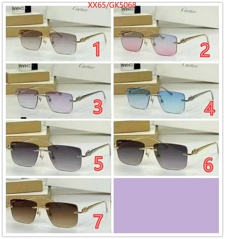 Glasses-Cartier good quality replica ID: GK5068 $: 65USD