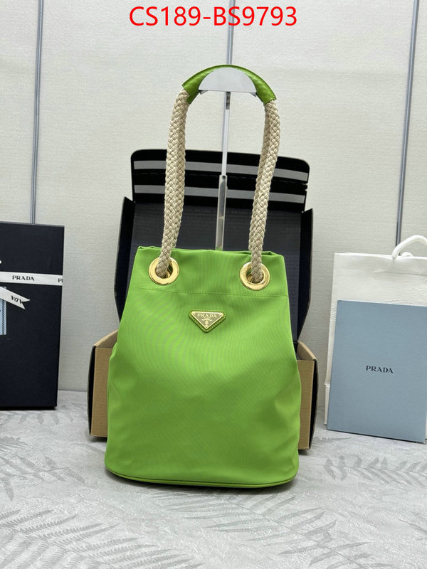 Prada Bags(TOP)-bucket bag quality aaaaa replica ID: BS9793 $: 189USD,