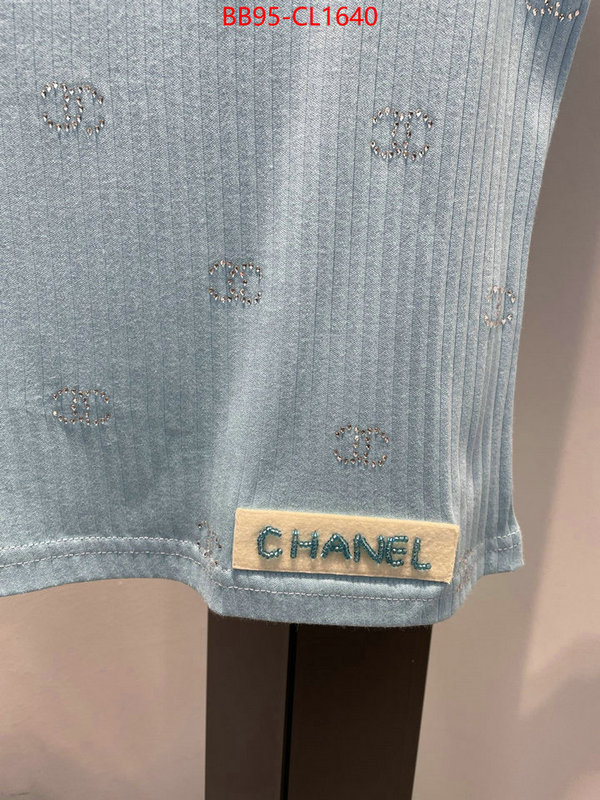 Clothing-Chanel aaaaa quality replica ID: CL1640 $: 95USD