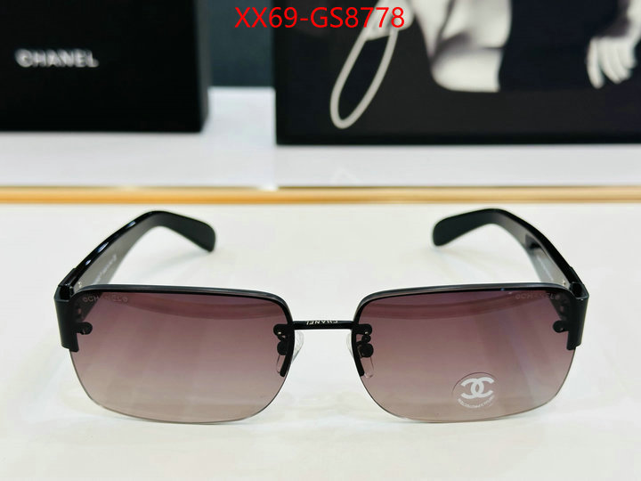 Glasses-Chanel buy best high-quality ID: GS8778 $: 69USD