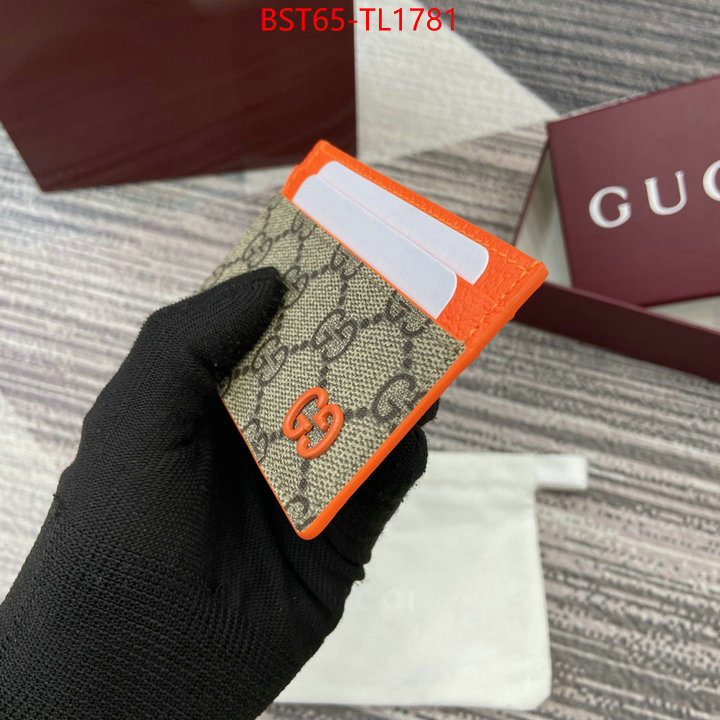 Gucci Bags(TOP)-Wallet- designer wholesale replica ID: TL1781 $: 65USD,