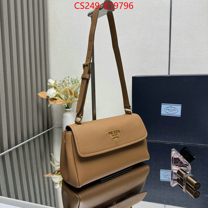 Prada Bags(TOP)-Handbag- 7 star quality designer replica ID: BS9796 $: 249USD,