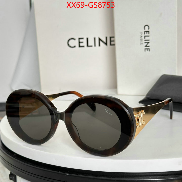 Glasses-CELINE top quality ID: GS8753 $: 69USD