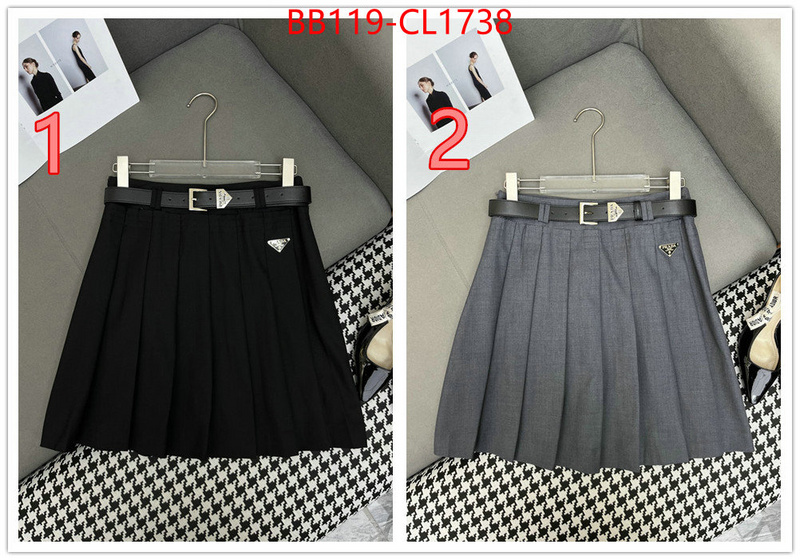 Clothing-Prada sell high quality ID: CL1738 $: 119USD