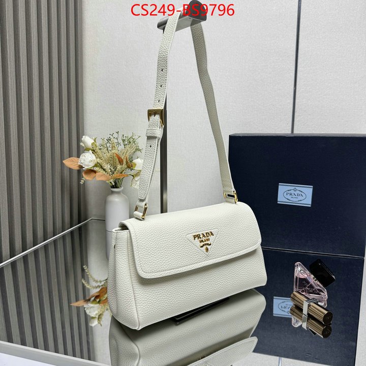 Prada Bags(TOP)-Handbag- 7 star quality designer replica ID: BS9796 $: 249USD,