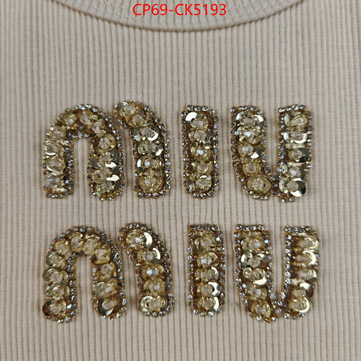 Clothing-MIU MIU counter quality ID: CK5193 $: 69USD