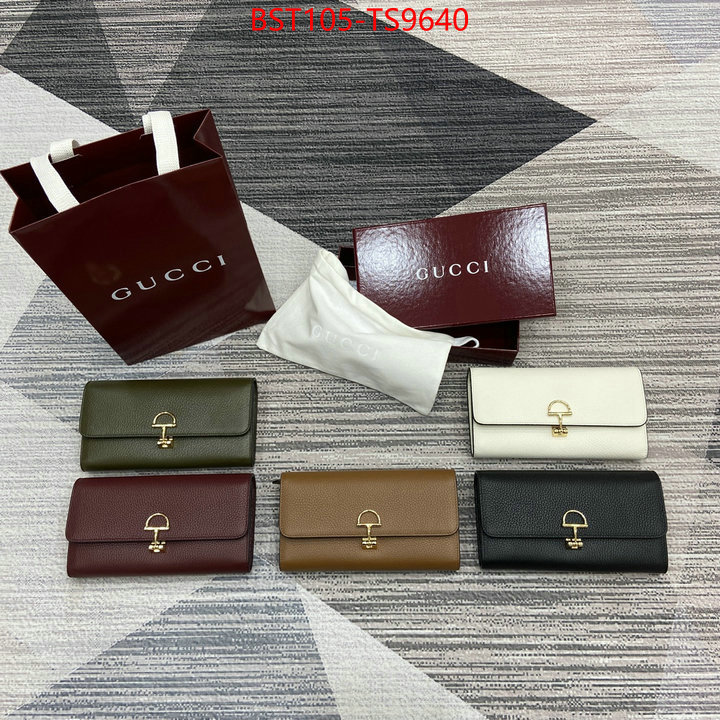 Gucci Bags(TOP)-Wallet- top designer replica ID: TS9640 $: 105USD,