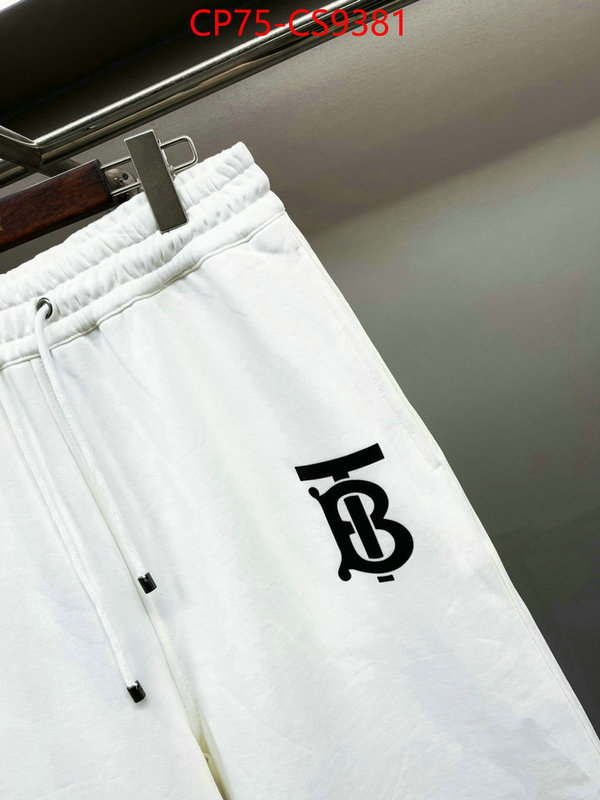 Clothing-Burberry replicas buy special ID: CS9381 $: 75USD