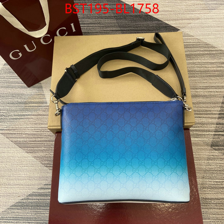 Gucci Bags(TOP)-Crossbody- we provide top cheap aaaaa ID: BL1758 $: 195USD,