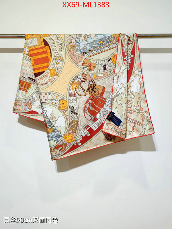 Scarf-LV brand designer replica ID: ML1383 $: 69USD