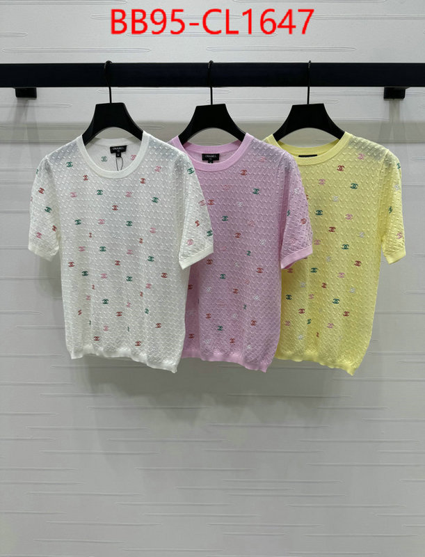 Clothing-Chanel how can i find replica ID: CL1647 $: 95USD