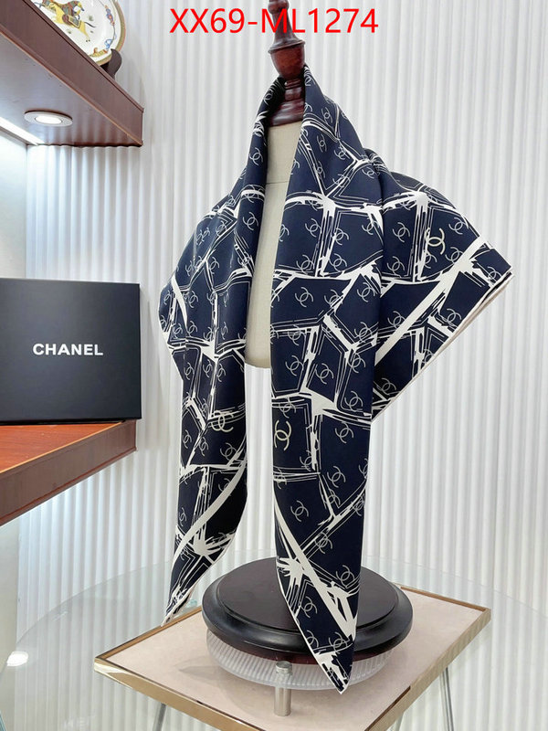 Scarf-Chanel from china ID: ML1274 $: 69USD