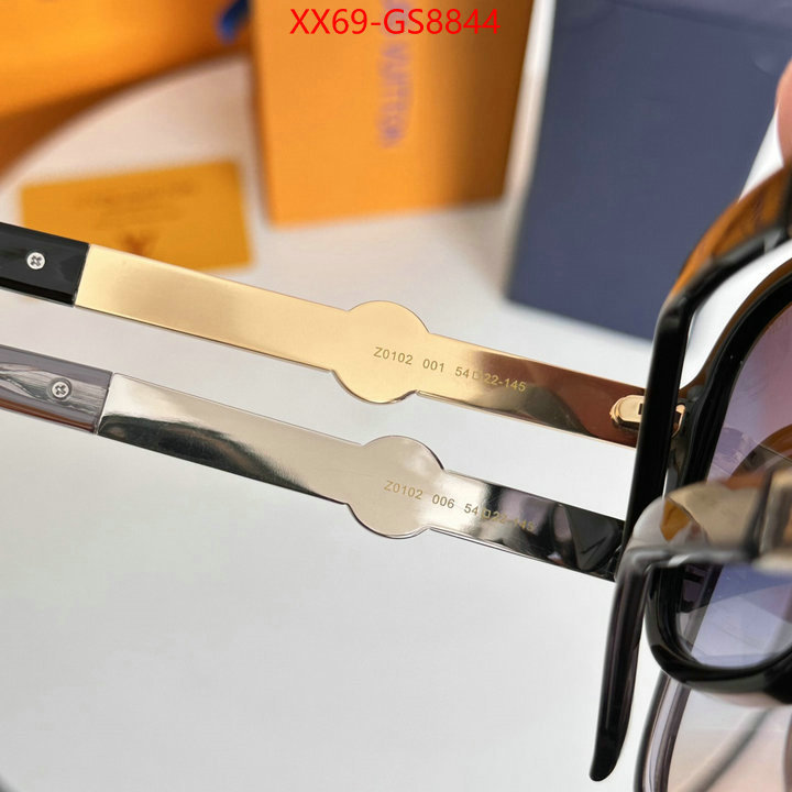 Glasses-LV luxury fake ID: GS8844 $: 69USD