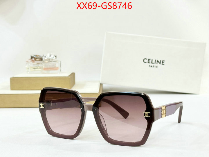 Glasses-CELINE top designer replica ID: GS8746 $: 69USD