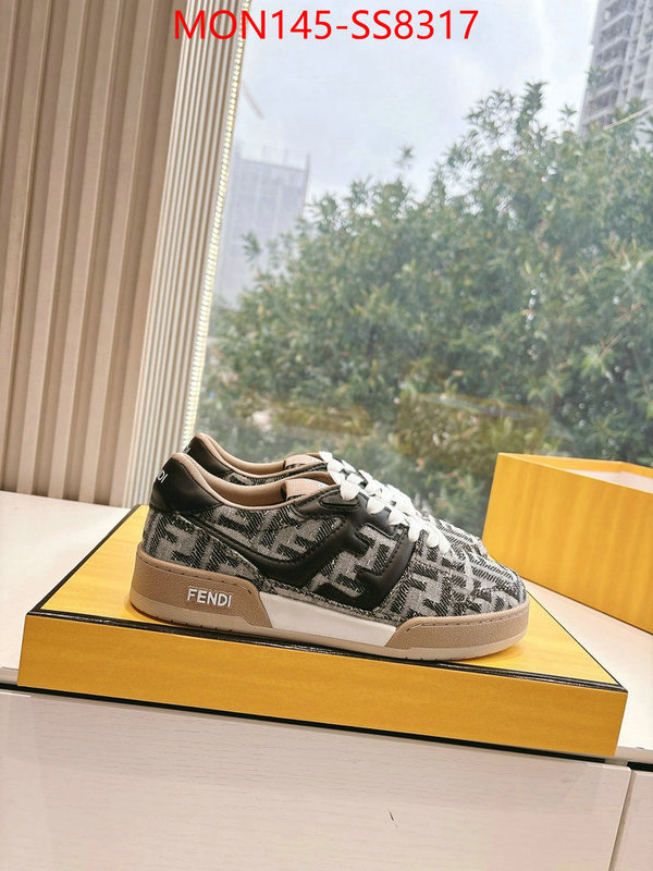 Men Shoes-Fendi 2024 aaaaa replica 1st copy ID: SS8317 $: 145USD