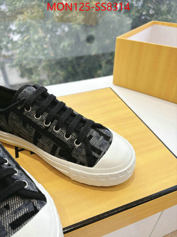 Men Shoes-Fendi best aaaaa ID: SS8314 $: 125USD