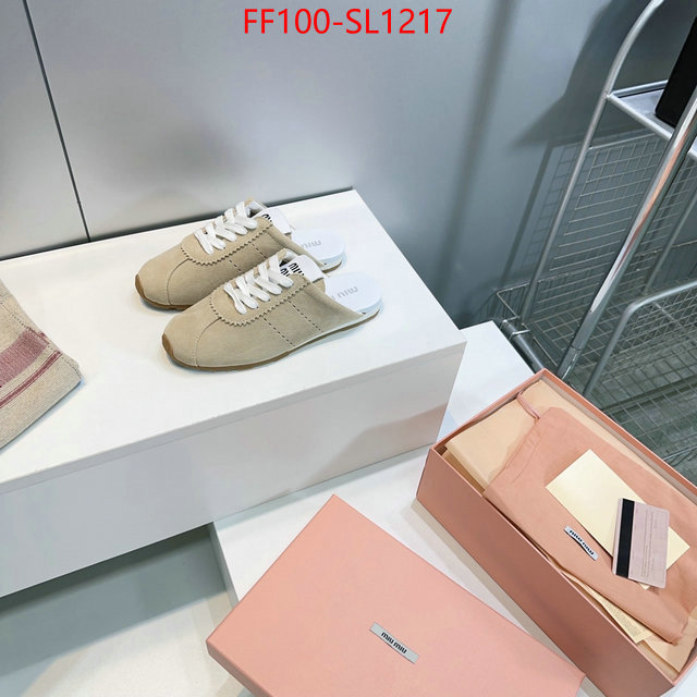 Women Shoes-Miu Miu designer 1:1 replica ID: SL1217 $: 100USD
