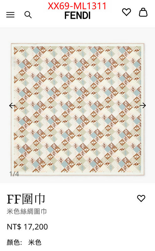 Scarf-Fendi first top ID: ML1311 $: 69USD