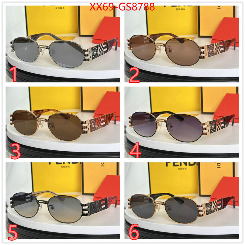 Glasses-Fendi what's the best to buy replica ID: GS8788 $: 69USD