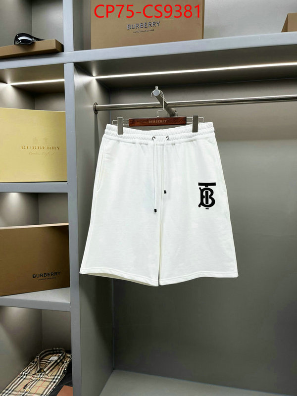 Clothing-Burberry replicas buy special ID: CS9381 $: 75USD