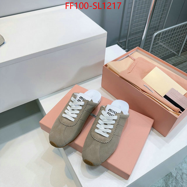 Women Shoes-Miu Miu designer 1:1 replica ID: SL1217 $: 100USD