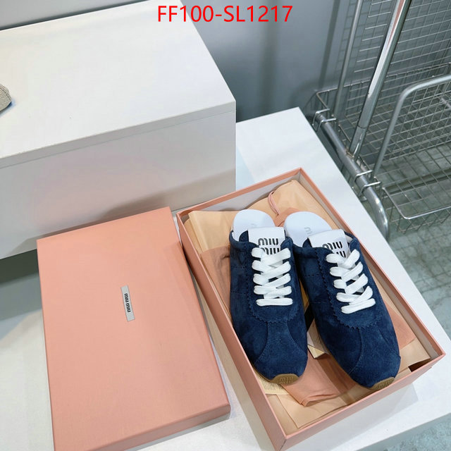 Women Shoes-Miu Miu designer 1:1 replica ID: SL1217 $: 100USD
