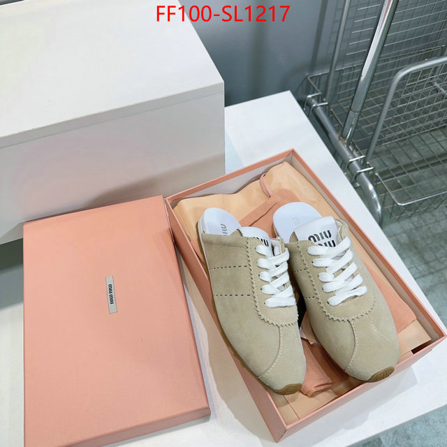 Women Shoes-Miu Miu designer 1:1 replica ID: SL1217 $: 100USD
