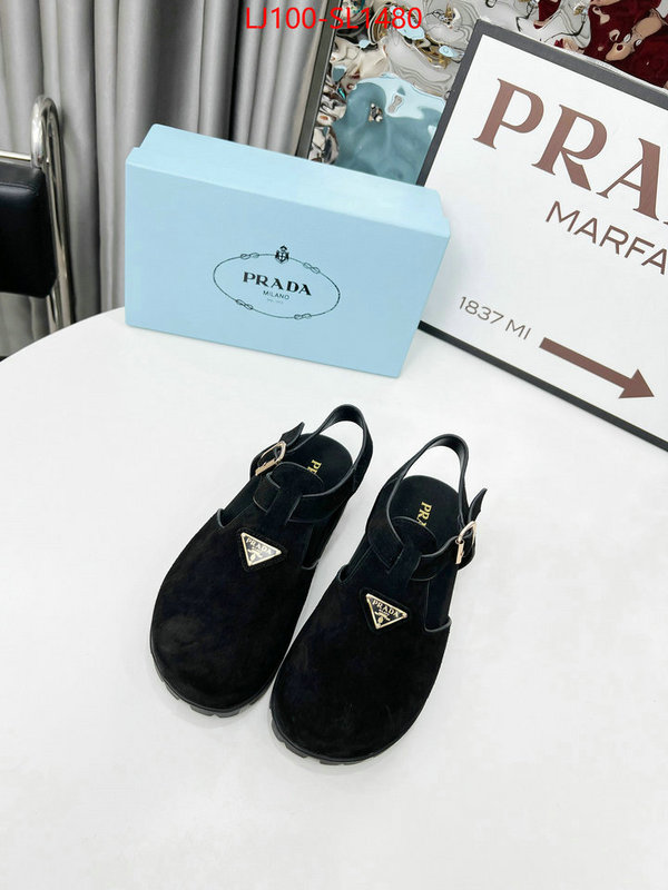 Women Shoes-Prada luxury fake ID: SL1480 $: 100USD