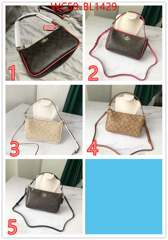 Coach Bags(4A)-Crossbody- replica wholesale ID: BL1429 $: 59USD,