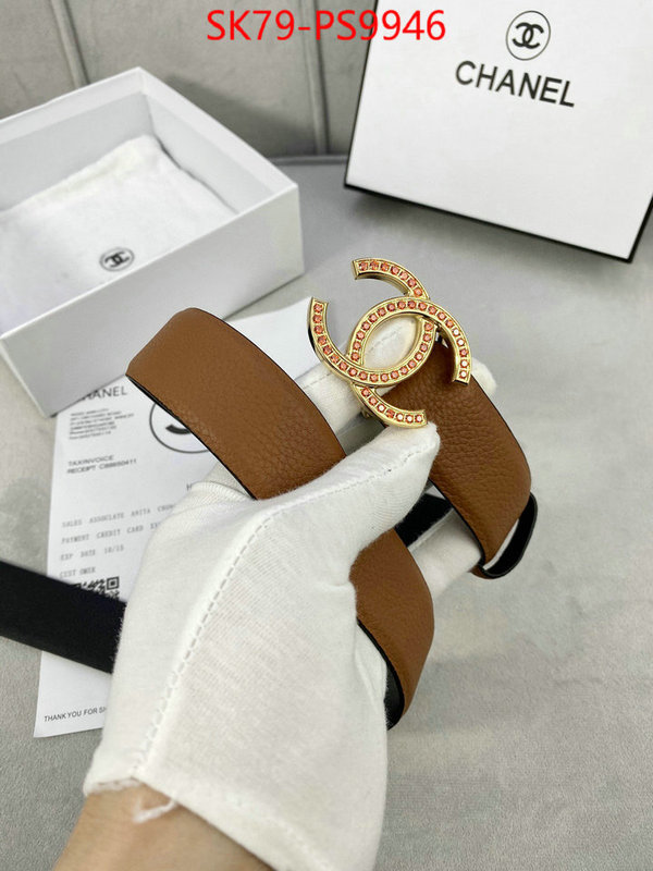 Belts-Chanel best quality designer ID: PS9946 $: 79USD