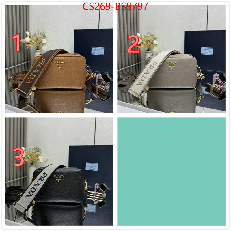 Prada Bags(TOP)-Crossbody- what is a counter quality ID: BS9797 $: 269USD,