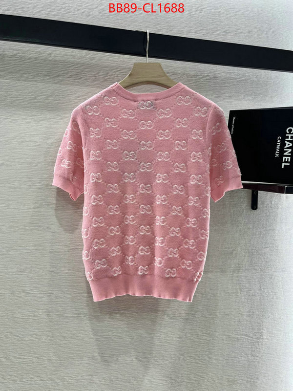 Clothing-Gucci high quality 1:1 replica ID: CL1688 $: 89USD