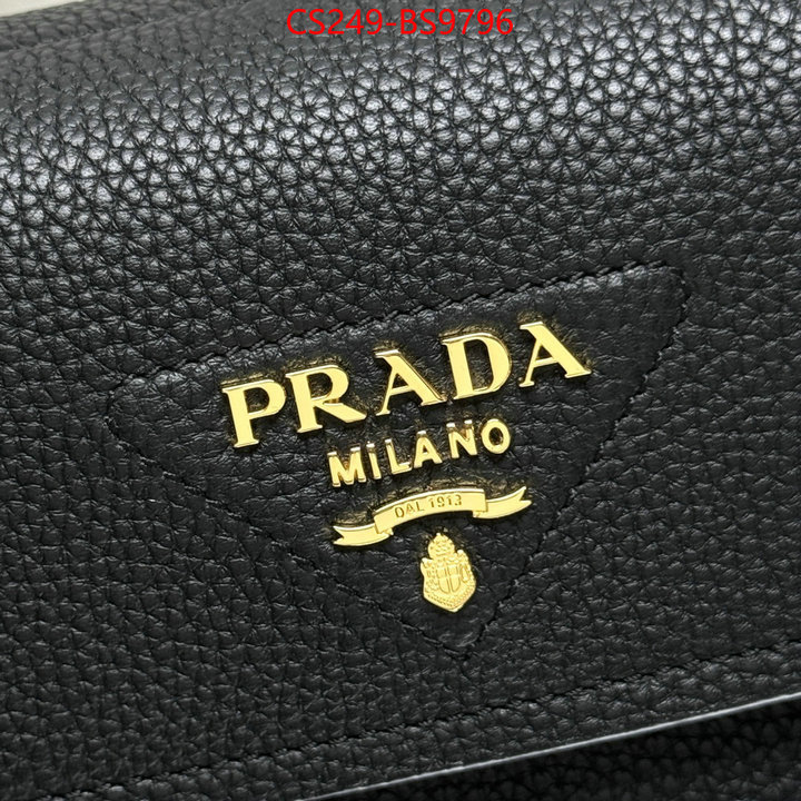 Prada Bags(TOP)-Handbag- 7 star quality designer replica ID: BS9796 $: 249USD,