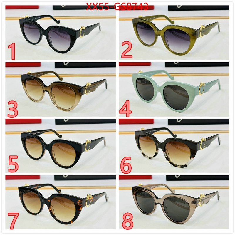 Glasses-Cartier aaaaa replica ID: GS8743 $: 55USD