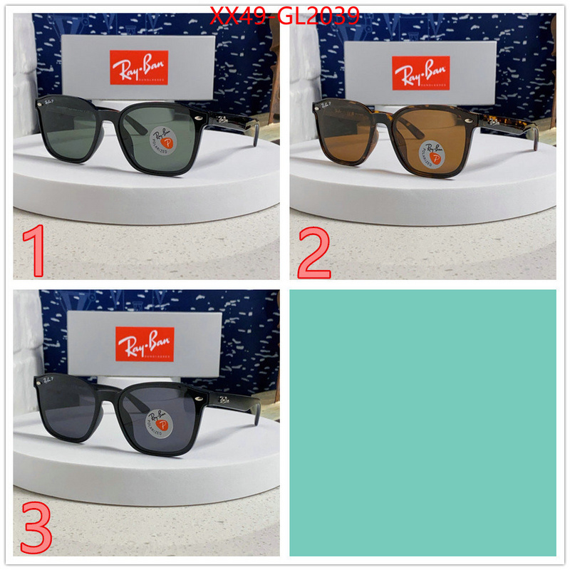 Glasses-RayBan the highest quality fake ID: GL2039 $: 49USD