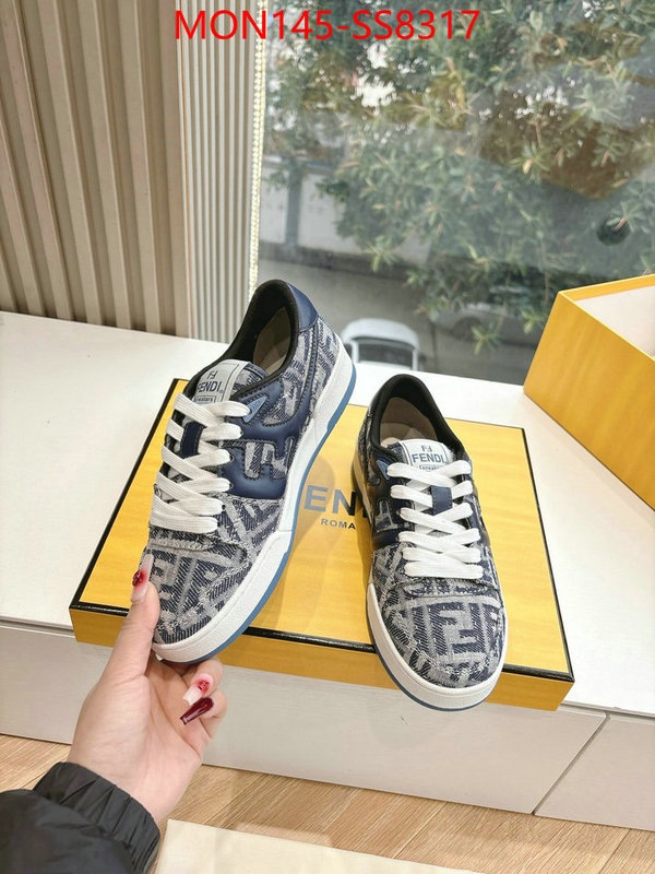 Men Shoes-Fendi 2024 aaaaa replica 1st copy ID: SS8317 $: 145USD